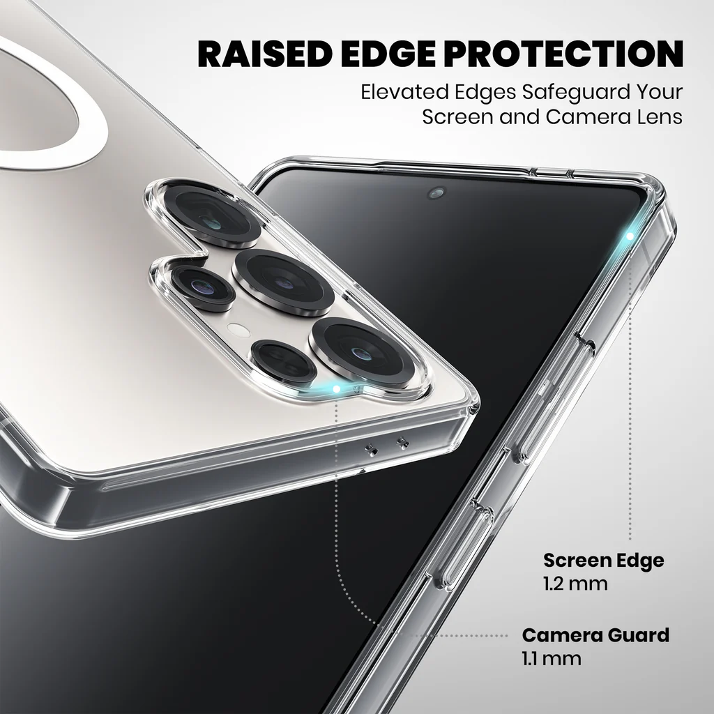 Anti-Yellow Magsafe Clear Case Samsung S Series